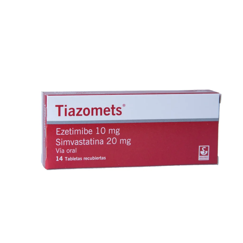 TIAZOMETS 10 mg - 20 mg TABLETAS RECUBIERTAS